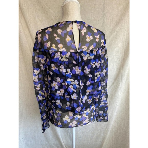 Philosophy Lorenzo Di Lorenzo Serafini Silk Floral Tiered Top Size 4 - Picture 4 of 16